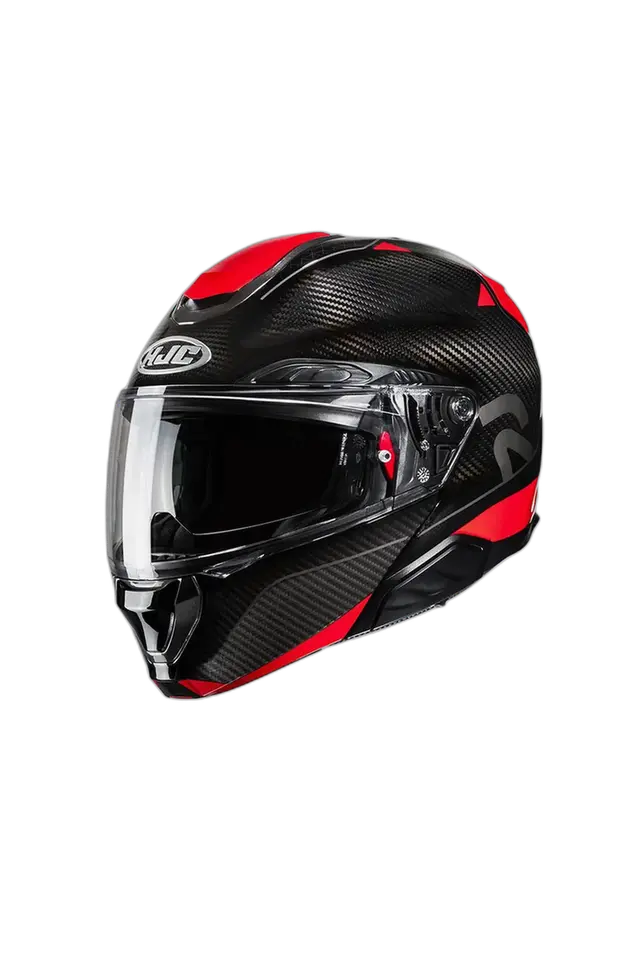 HJC RPHA 91 CARBON NOELA MC1 Caschi Modulare Rosso 