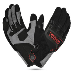 Shua - Sea Breeze Guantes Nero/Grigio/Rosso 