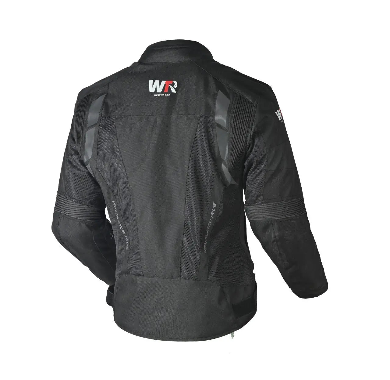 Wear to ride  WTR 2.0 ventilator five Giacca (TRE strati) moto per Uomo Nero back