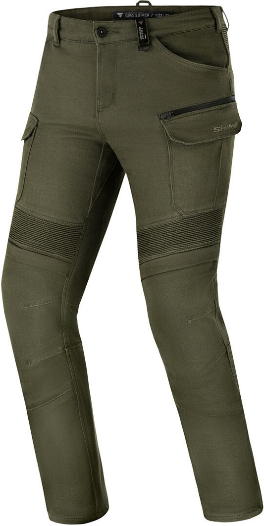 SHIMA Giro 3.0 Moto Uomo Tessuto Pantaloni Oliva