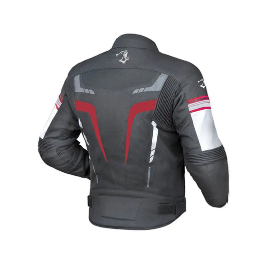 BELA -  Giacca moto Sprinter 2 strati Nero/Ghiaccio/Rosso 