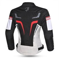 Bela Sprinter Giacca moto per donna Nero/Ghiaccio/Rosso 