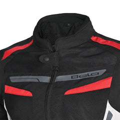 Bela Sprinter Giacca moto per donna Nero/Ghiaccio/Rosso 