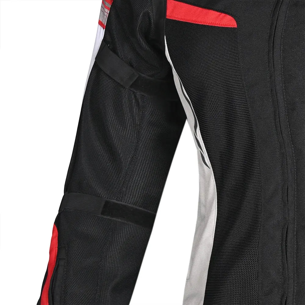 Bela Sprinter Giacca moto per donna Nero/Ghiaccio/Rosso 