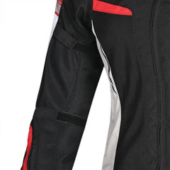 Bela Sprinter Giacca moto per donna Nero/Ghiaccio/Rosso 