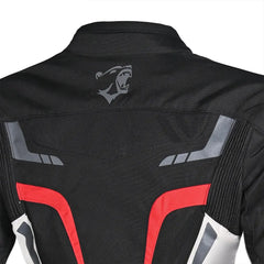 Bela Sprinter Giacca moto per donna Nero/Ghiaccio/Rosso 