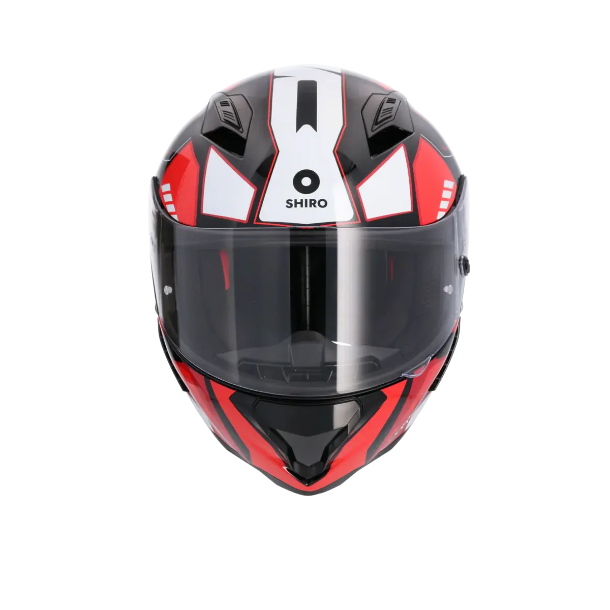 SHIRO CASCO HUNTER SH-890 STAGE NEGRO_ROJO