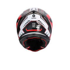 SHIRO CASCO HUNTER SH-890 STAGE NEGRO_ROJO