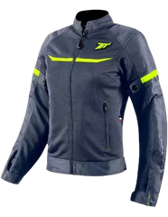 SEVENTY SD-JR30.2 MOJAVE GIACCA MOTO DA DONNA GRIGIO/GIALLO FLUO 