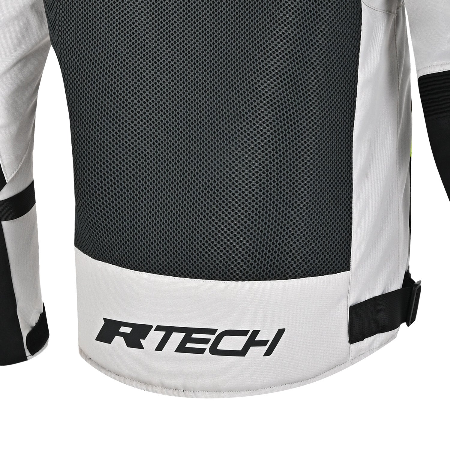 R-TECH SPIRAL MESH GIACCA MOTO IN TESSUTO UOMO GHIACCIO/NERO 