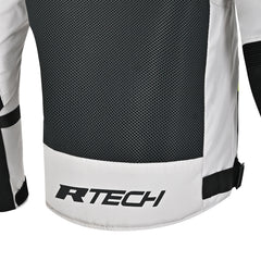 R-TECH SPIRAL MESH GIACCA MOTO IN TESSUTO UOMO GHIACCIO/NERO 