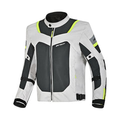 R-TECH SPIRAL MESH GIACCA MOTO IN TESSUTO UOMO GHIACCIO/NERO 