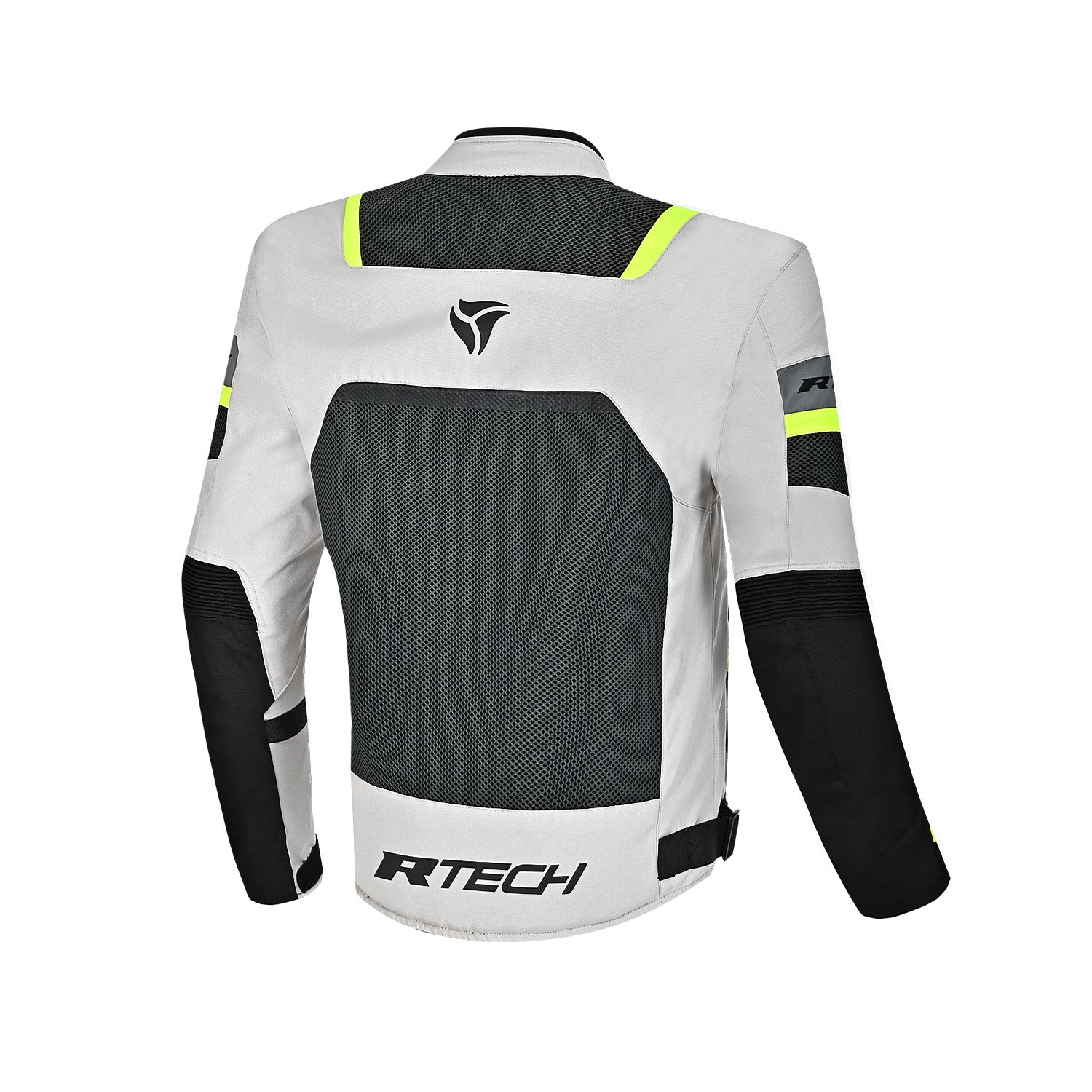 R-TECH SPIRAL MESH GIACCA MOTO IN TESSUTO UOMO GHIACCIO/NERO 