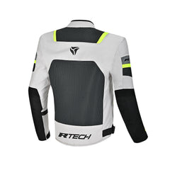 R-TECH SPIRAL MESH GIACCA MOTO IN TESSUTO UOMO GHIACCIO/NERO 