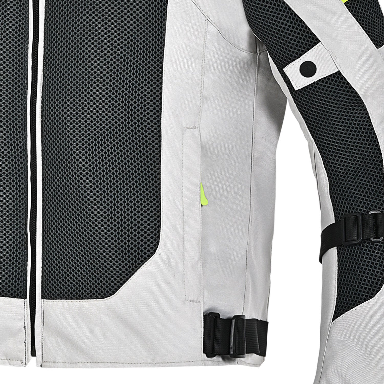 R-TECH SPIRAL MESH GIACCA MOTO IN TESSUTO UOMO GHIACCIO/NERO 