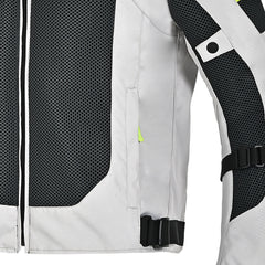 R-TECH SPIRAL MESH GIACCA MOTO IN TESSUTO UOMO GHIACCIO/NERO 