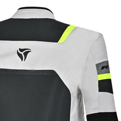 R-TECH SPIRAL MESH GIACCA MOTO IN TESSUTO UOMO GHIACCIO/NERO 