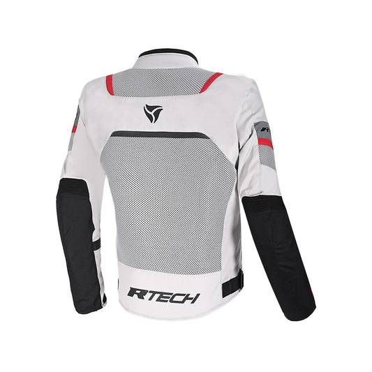 R-TECH SPIRAL MESH GIACCA MOTO ESTIVA IN TESSUTO  BIANCO/GRIGIO/NERO/ROSSO – Yamoto.it