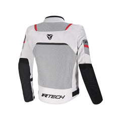 R-TECH SPIRAL MESH GIACCA MOTO ESTIVA IN TESSUTO  BIANCO/GRIGIO/NERO/ROSSO 