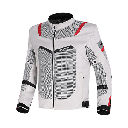 R-TECH SPIRAL MESH GIACCA MOTO ESTIVA IN TESSUTO  BIANCO/GRIGIO/NERO/ROSSO – Yamoto.it