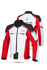 Shua Immortal Giacche da moto impermeabile Rosso 