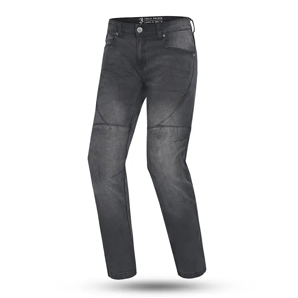 Jeans Rocker da 30 con cucitura interna in denim nero 