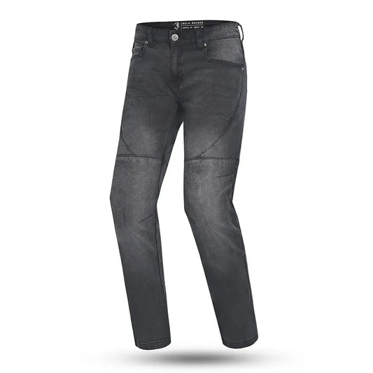 Jeans Rocker da 30 con cucitura interna in denim nero 