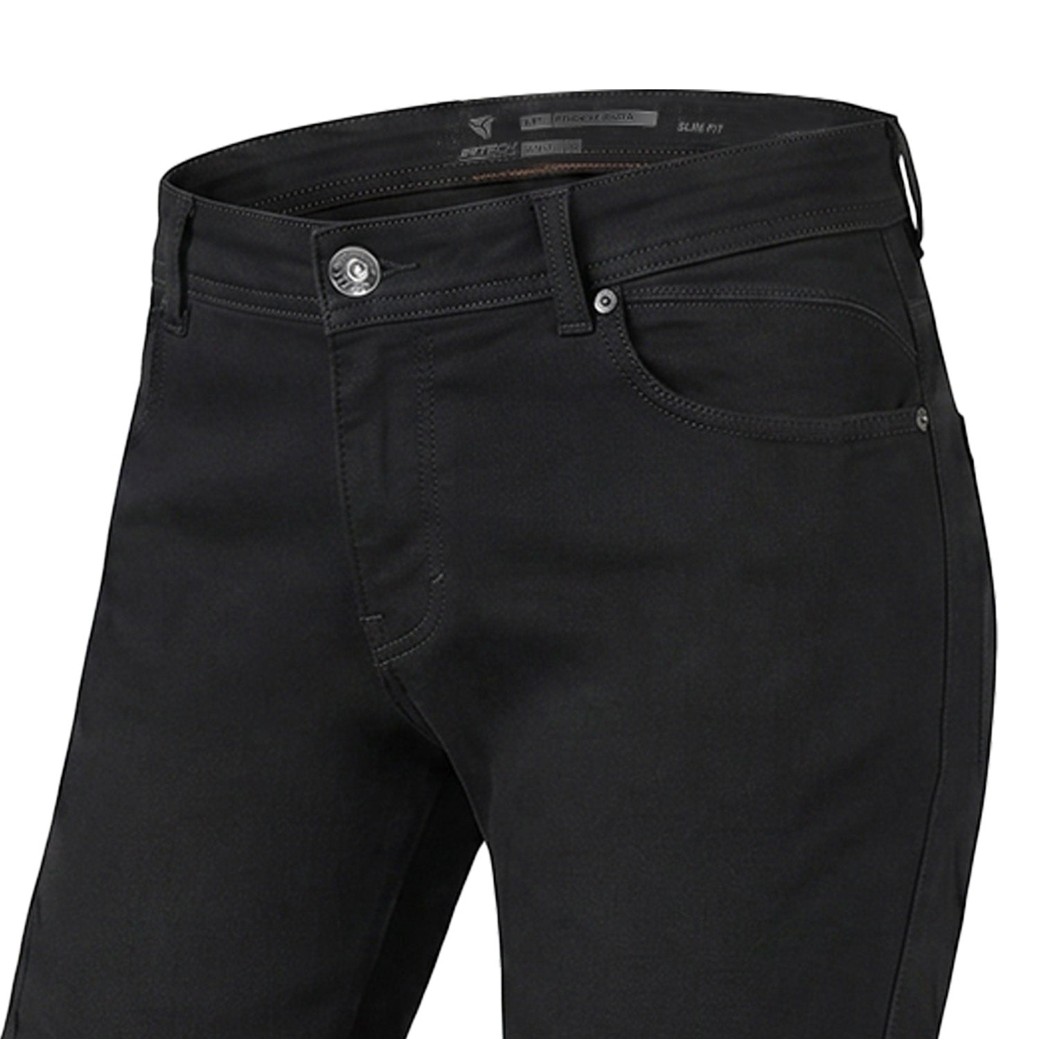 R-TECH VALENCIA JEANS DE MOTO MUJER JET NEGRO 