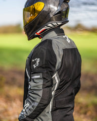 Bela Cordaniel Giacca moto - Nera/Grigio scuro 