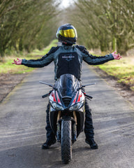 Bela Cordaniel Giacca moto - Nera/Grigio scuro 