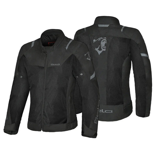 Bela Mesh Pro Estivo traforato Donna Nero in tessuto per moto 