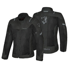 Bela Mesh Pro Estivo traforato Donna Nero in tessuto per moto 