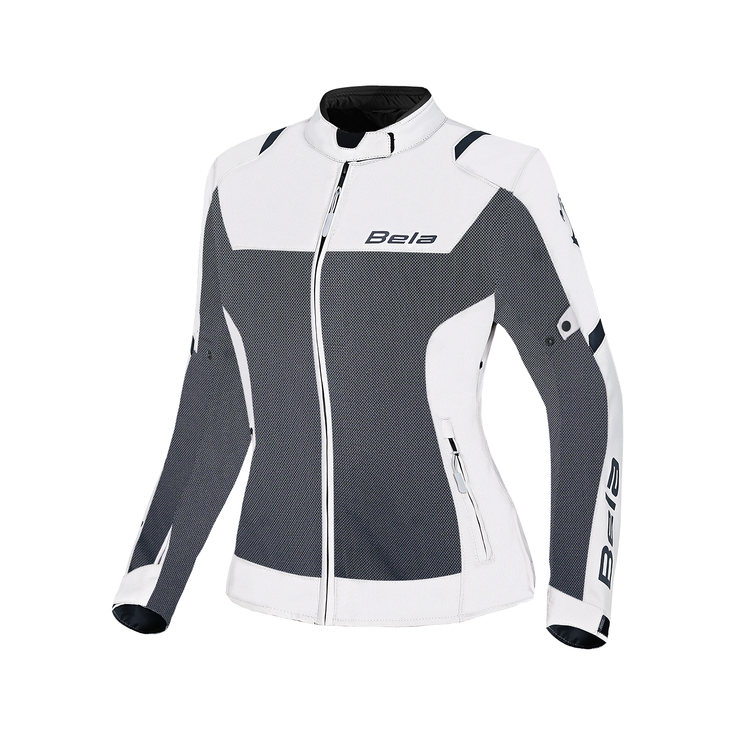 BELA MESH PRO GIACCA DONNA MOTO IN TESSUTO TRAFORATO ESTIVA GHIACCIO/GRIGIO 