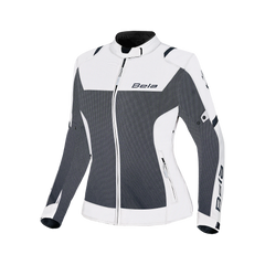 BELA MESH PRO GIACCA DONNA MOTO IN TESSUTO TRAFORATO ESTIVA GHIACCIO/GRIGIO 