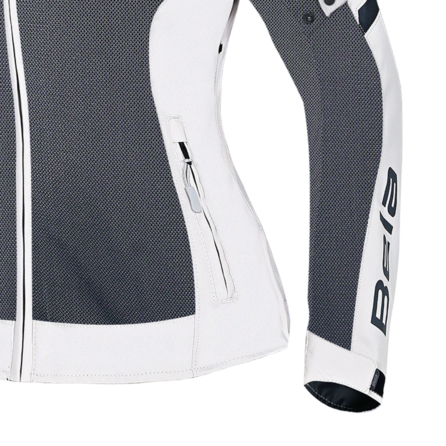 BELA MESH PRO GIACCA DONNA MOTO IN TESSUTO TRAFORATO ESTIVA GHIACCIO/GRIGIO 