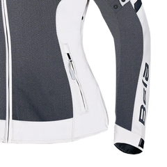BELA MESH PRO GIACCA DONNA MOTO IN TESSUTO TRAFORATO ESTIVA GHIACCIO/GRIGIO 