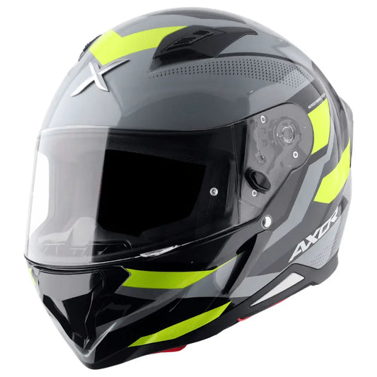 AXOR Helmets HUNTER CORNET CASCHI INTEGRALE NERO OPACO GIALLO FLUO – Yamoto.it