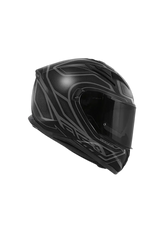 KAPPA KV56 Neon Moto Integrali Turismo Caschi Nero Opaco 