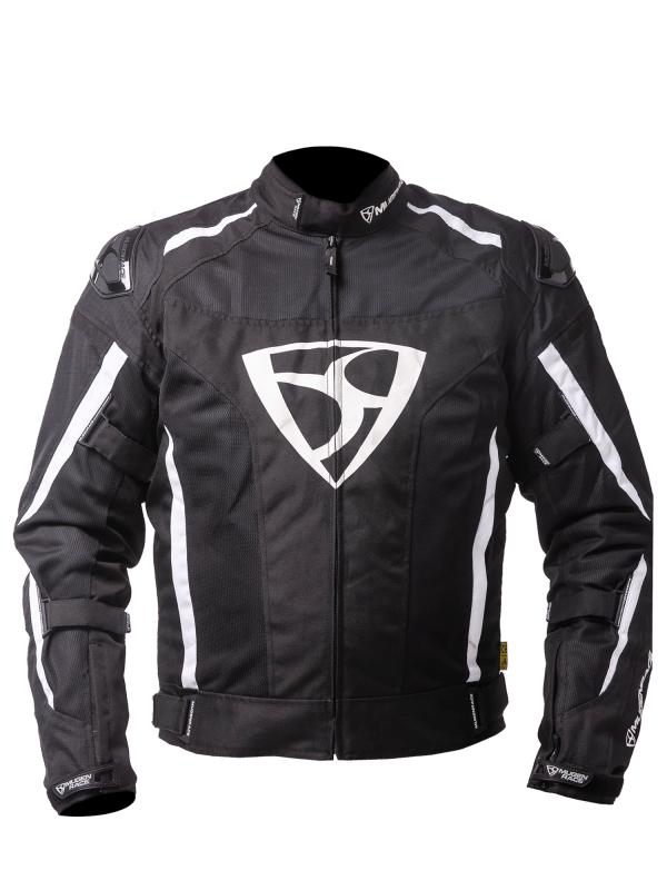 MUGENRACE DIAVOLO-1 Moto Tessile Giacca Bianco Nero