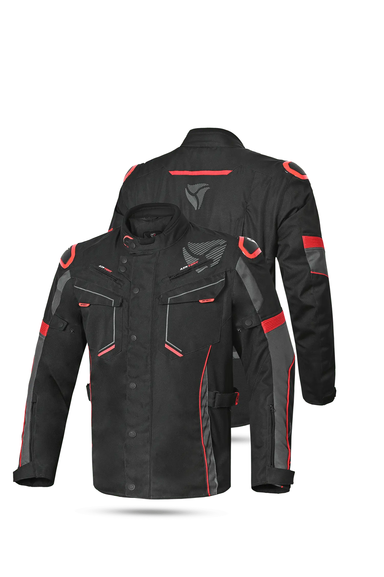 R-Tech Knight Rider Long Tre strati Nero Rosso 