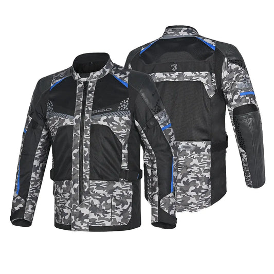 Bela Onsaker Touring Giacca in Tessuto 3 strati Camo Nero Blu 