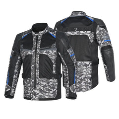 Bela Onsaker Touring Giacca in Tessuto 3 strati Camo Nero Blu 