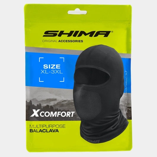 SHIMA X-COMFORT PASAMONTAÑAS DE MOTO NEGRO 