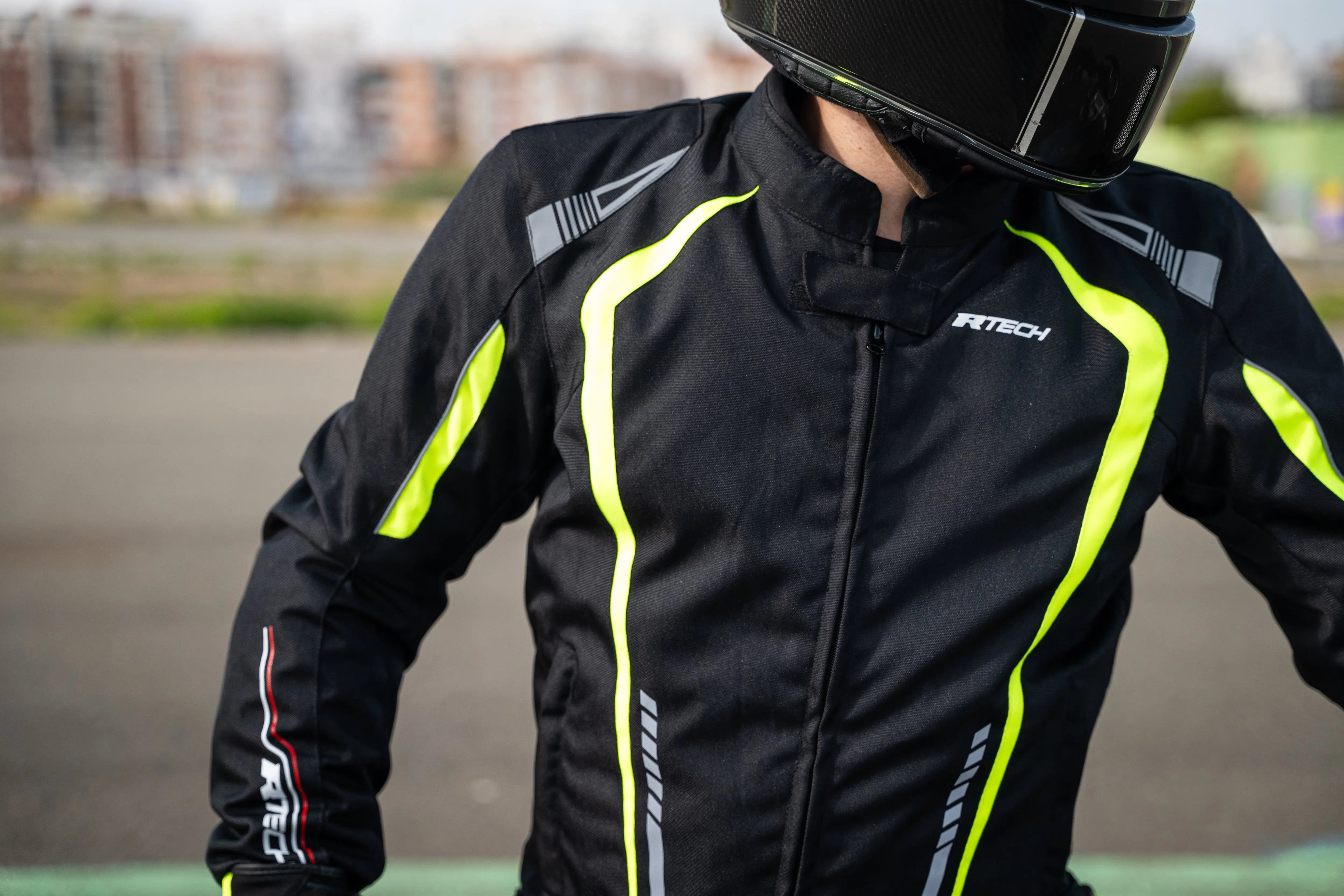 R-Tech Marshal Giacca Moto Tessile BlUE - Main Image