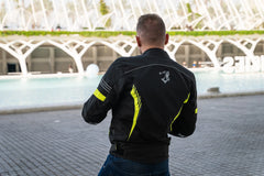 Bela Bradley Grigio Giacca Tessile da Moto shoot 2