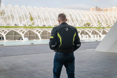 Bela Bradley Grigio Giacca Tessile da Moto shoot 3