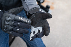 Bela Tracker Men Guanti invernali  da Moto Uomo - Nero/Rosso/Bianco shoot 1