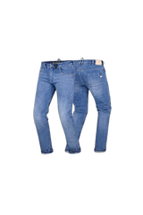 SHIMA PANTALONE IN DENIM JEANS DEVON UOMO VAQUERO BLU 