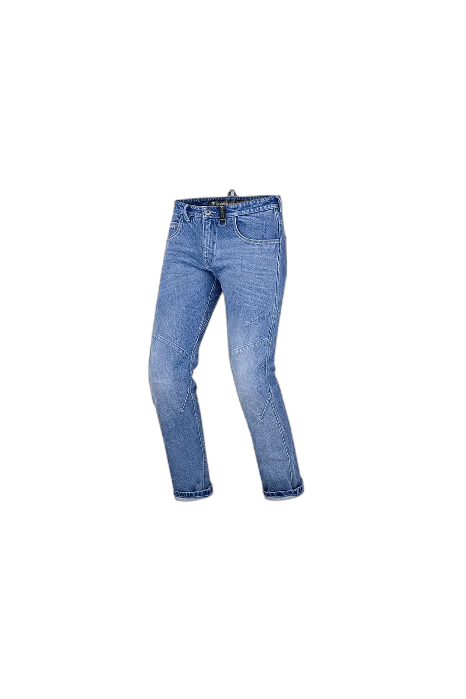 SHIMA PANTALONE IN DENIM JEANS DEVON UOMO VAQUERO BLU 