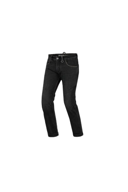 SHIMA PANTALONE IN DENIM JEANS DEVON UOMO VAQUERO NERO 